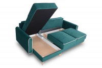 Rohová sedací souprava s funkcí spaní Romano L II Rohová sedací souprava se dvěma úložnými prostory