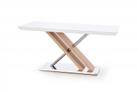 Jedálenský stôl Nexus 160x90 cm - biela / dub sonoma nexus Stôl extra biela / Dub sonoma