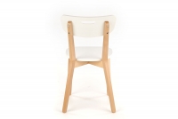 dřevěna židle Intia - biale / buk lakovaný drewniane bukové židle