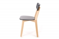 Scaun din lemn Intia - Černý / fag lakierowany Židle z lemn masiv