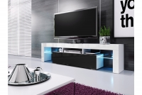 moderná TV skrinka Vera 158 cm - Čierny lesk