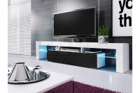 moderná TV skrinka Vera 190 cm - Čierny lesk
