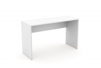 Moderný písací stôl s kontajnerom Agapi - Biely Moderný písací stôl s kontajnerom Agapi - Biely - minimalistyczna forma