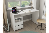 Moderní psací stůl s úložným prostorem Agapi - Bílý bílý Psací stůl