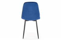 Scaun tapițat K417 catifea  - albastru modern scaune Tapițată K417 - albastru marin velvet