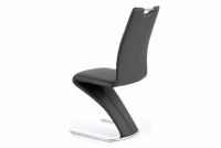 K188 szék - fekete modern kárpitozott szék K188 - fekete