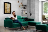 moderná Rohová sedacia súprava do obývacej izby Venezil Mini
