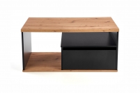 Konferenčný stolík PANTERA 110x60 cm - dub wotan / čierna pantera Konferenčný stolík Farba Dub wotan/Čierny