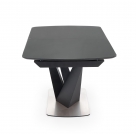 PATRIZIO Stůl rozkládací Deska - tmavý popel, noga - Černý patrizio stůl rozkládací Deska - tmavý popel, noga - Černý