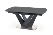 PATRIZIO Stůl összecsukható Deska - tmavý popel, noga - Fekete patrizio stůl rozkladany Deska - tmavý popel, noga - Fekete