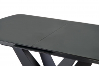 PATRIZIO Stůl rozkládací Deska - tmavý popel, noga - Černý patrizio stůl rozkládací Deska - tmavý popel, noga - Černý