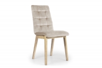dřevěna židle Platinum 4 s čalouněným sedákem - Béžová Salvador 02 / Nohy buk Béžováowe židle pro obývacího pokoje