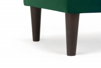 Taburet de picior do fotela Ušák Vilano - verde sticlă  Podnozek do fotela Urechea Vilano - butelkowa zielen 