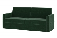 Vertikálna sklápacia posteľ 160x200 s pohovkou BOGART. Modern - Biely mat / Zelený velúr Pohovka ku sklápacej posteli