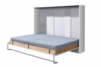 Sklápěcí postel horizontální 90x200 Basic New Elegance - bílý lesk Polkotapczan horizontální Basic 90x200 - bílý lesk