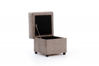 Belluno szék, tárolóval - barna Taburet s vnitřním úložným prostorem