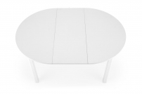 Okrúhly rozkladací stôl RINGO 102-142x102 cm - biela ringo Stôl Farba - Biely
