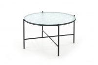 ROSALIA kávézóasztal, bézs - fekete rosalia Konferenční stolek béžovýbarvý - Fekete
