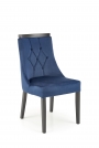 Židle čalouněné Royal - Černý / Námořnická modrá royal Židle Černý / tap: monolith 77 (tmavě modrý)