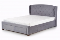 Sabrina kárpitozott ágy - 160X200 cm - hamu  sabrina postel popel (6p=1ks.)