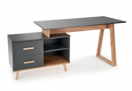 Písací stôl SERGIO XL - antracitová / dub wotan sergio xl Písací stôl Antracytová / d.wotan