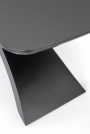 SILVESTRO Rozkládací stôl Pracovná doska - tmavý popol, noha - Čierny silvestro Stôl rozkladany Pracovná doska - tmavý popol, noha - Čierny