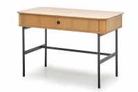 SMART íróasztal B-1 - tölgy natúr/fekete (1p=1db) SMART Psací stůl B-1 Dub přírodní/Fekete