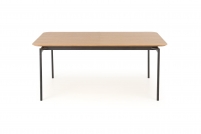 Stôl SMART - dub prírodný / čierna smart Stôl Dub prírodné/Čierny