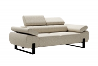 Canapea cu două locuri cu scaun extensibil electric Verica II canapea modernă pentru salon