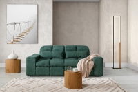 Magnelio III háromszemélyes kanapé elektromosan kihúzható üléssel zöld Gauč do obývacího pokoje 