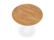 STING asztal - asztallap - natúr, láb - fehér sting stůl Deska - přírodní, noga - Bílý