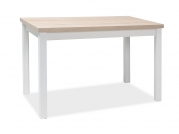 Stôl ADAM dub SONOMA/biely MAT 100x60  Stôl adam dub sonoma/biely mat 100x60