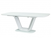 Stůl rozkládací Armani 140(200)X90 - Bílý mat Stůl armani bílý mat 140(200)x90