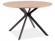 Stôl ASTER dub/Čierny rám FI 120 Stôl aster dub/Čierny rám fi 120