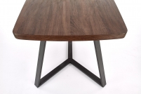 stôl Caruzzo - Antracytová / Tmavý orech Stôl caruzzo - Antracytová / Tmavý orech