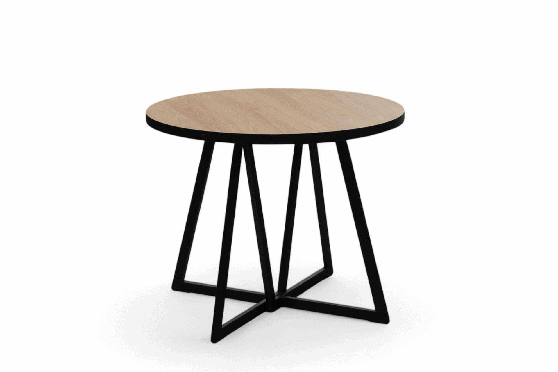 Rozkládací jídelní stůl Cedrus Linear 95-150 cm - dub hikora / černá Stůl Cedrus 95 cm loftový rozkladany - dub hikora