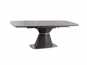 stôl Cortez Ceramic mracamový efekt  - šedý / Antracytová mat Stôl cortez ceramic mramorový efekt  - šedý / Antracytová mat