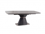stôl Cortez Ceramic mracamový efekt  - šedý / Antracytová mat