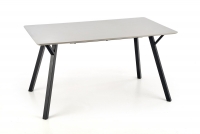 stôl Balrog - Čierny / svetlý popol Stôl