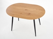Masă de sufragerie Colorado 120-160 cm - Stejar galben/negru stůl do jídelny colorado - Dub Žlutý/Černý