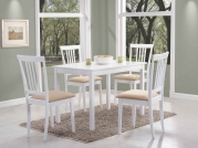 Stôl do jedálne Fiord 110x70 cm - Biely Stôl fiord biely 110x70
