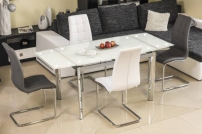Stôl GD020 biely 120(180)x80  stOL gd020 biaLy 120(180)x80 