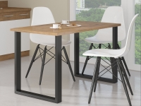 stôl Industrialny dub LANCELOT - stôl loftowy 138x67cm 