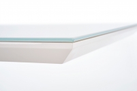 Jedálenský stôl Nexus 160x90 cm - biela / dub sonoma Stôl nexus - extra biela / Dub sonoma