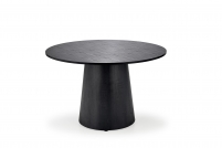 GINTER stůl kör alakú, Fekete (2p=1szt) stůl okragly 120 ginter - Fekete
