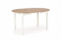 stôl okrúhly rozkladany 102-142 Ringo - Dub craft / Biely Stôl okrúhly rozkladany 102-142 ringo - Dub craft / Biely