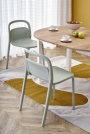 RINGO asztal - asztallap: kézműves  tölgyfa, lábak - fehér (102-142x102x76 cm) (2p=1db)  stůl okragly rozkladany 102-142 ringo - Dub craft / Bílý