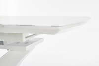 Rozkladací jedálenský stôl Palermo 140-180x80 cm - biely mat Stôl palermo - biely mat