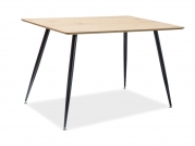 Stôl REMUS dub/Čierny rám 120X80  stOL remus dub/Čierny stelaZ 120x80 