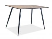 Stôl REMUS Orech/Čierny rám 120X80  stOL remus Orech/Čierny stelaZ 120x80 